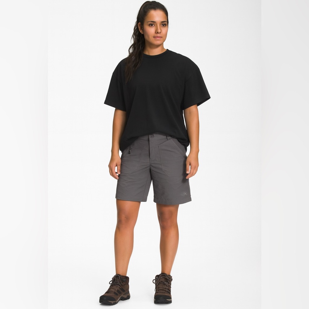 The North Face Horizon Sunnyside Cargo Hiking Outdoor Shorts 7” Gray Size 12